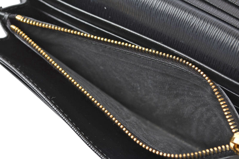 プラダ 財布 PRADA 長財布 1MH132 SAFFIANO NERO/ブラック【中古】
