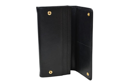 プラダ 財布 PRADA 長財布 1MH132 SAFFIANO NERO/ブラック【中古】