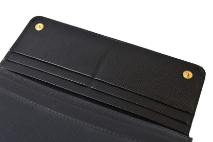 プラダ 財布 PRADA 長財布 1MH132 SAFFIANO NERO/ブラック【中古】