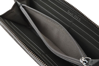 ジミーチュウ 財布/L字ファスナー JIMMY CHOO 財布 レザー スタースタッズ チャコールグレー【中古】