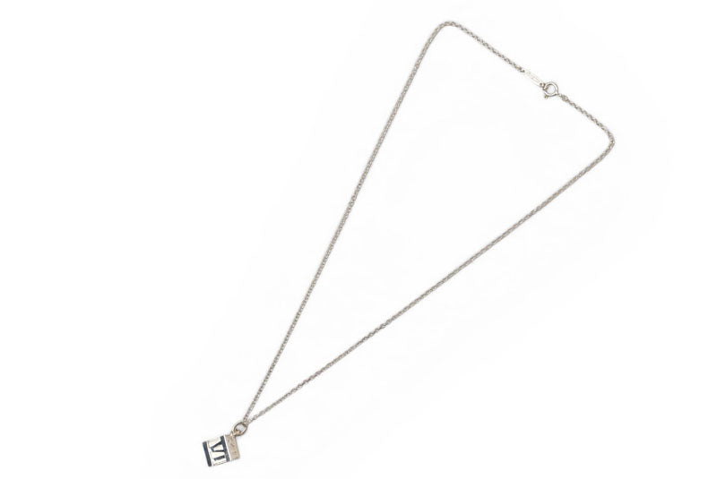 ティファニー ネックレス/ペンダント シルバー TIFFANY&Co. アトラス キューブ 幅0.8cm【中古】