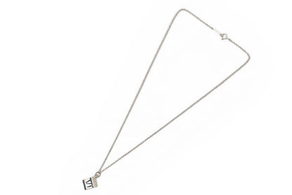 ティファニー ネックレス/ペンダント シルバー TIFFANY&Co. アトラス キューブ 幅0.8cm【中古】