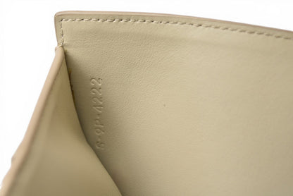 セリーヌ 財布/二つ折 CELINE ミニ財布 ストラップウォレット バイカラー テラコッタ/ライトピンク【中古】