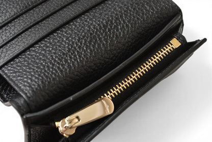 サルヴァトーレフェラガモ 財布/ミニ財布 CITY GANCIO シティ ガンチーニ Salvatore Ferragamo ブラック 22D514【中古】