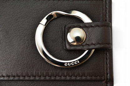 グッチ キーケース/キーホルダー GUCCI 6連 マイクログッチシマ 256443 グリーン/ブラック メンズ レディース【中古】