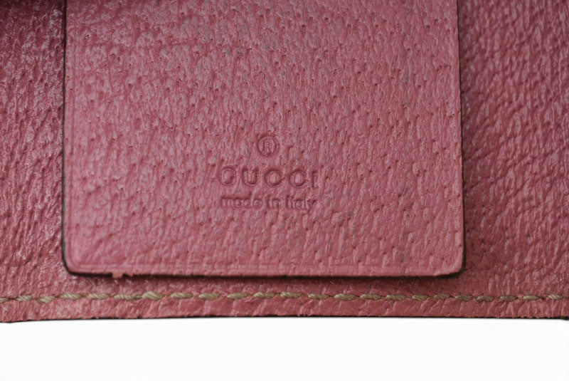 グッチ キーケース/キーホルダー GUCCI 6連 GG柄 ピンク/GGキャンバス 154164 レディース【中古】