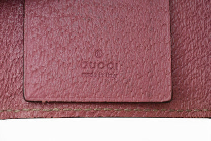 グッチ キーケース/キーホルダー GUCCI 6連 GG柄 ピンク/GGキャンバス 154164 レディース【中古】