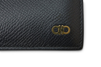 サルヴァトーレフェラガモ 財布/二つ折り メンズSalvatore Ferragamo 折財布/札入れ ブラック 661454【中古】