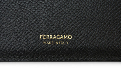 サルヴァトーレフェラガモ 財布/二つ折り メンズSalvatore Ferragamo 折財布/札入れ ブラック 661454【中古】