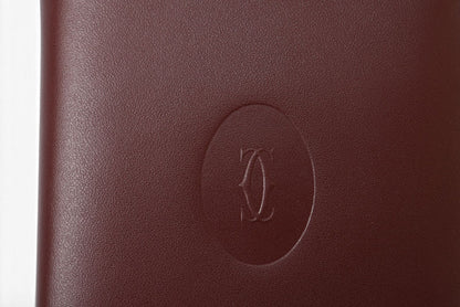 カルティエ 折財布/二つ折り財布 ヴィンテージ Cartier メンズ マスト ドゥ カルティエ ボルドー 73184192【中古】