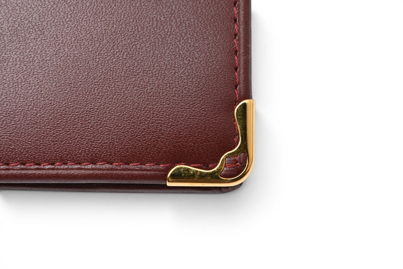 カルティエ 折財布/二つ折り財布 ヴィンテージ Cartier メンズ マスト ドゥ カルティエ ボルドー 73184192【中古】