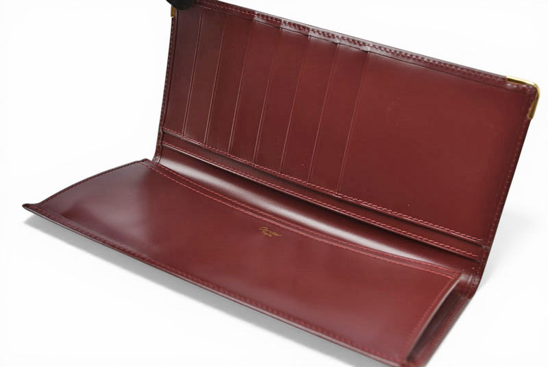 カルティエ 財布/札入れ ヴィンテージ Cartier マストドゥカルティエ インターナショナルウォレット L3001360 メンズ【中古】