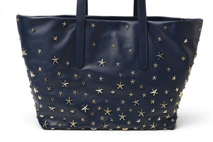 ジミーチュウ トートバッグ JIMMY CHOO バッグ ソフィア ネイビー スタースタッズ ミックス【中古】