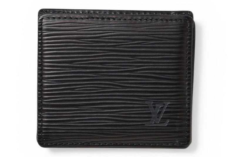 ルイヴィトン コインケース/小銭入れ ヴィンテージ LOUIS VUITTON エピ ポルトモネ ボワット ブラック M63692【中古】