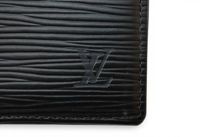 ルイヴィトン コインケース/小銭入れ ヴィンテージ LOUIS VUITTON エピ ポルトモネ ボワット ブラック M63692【中古】