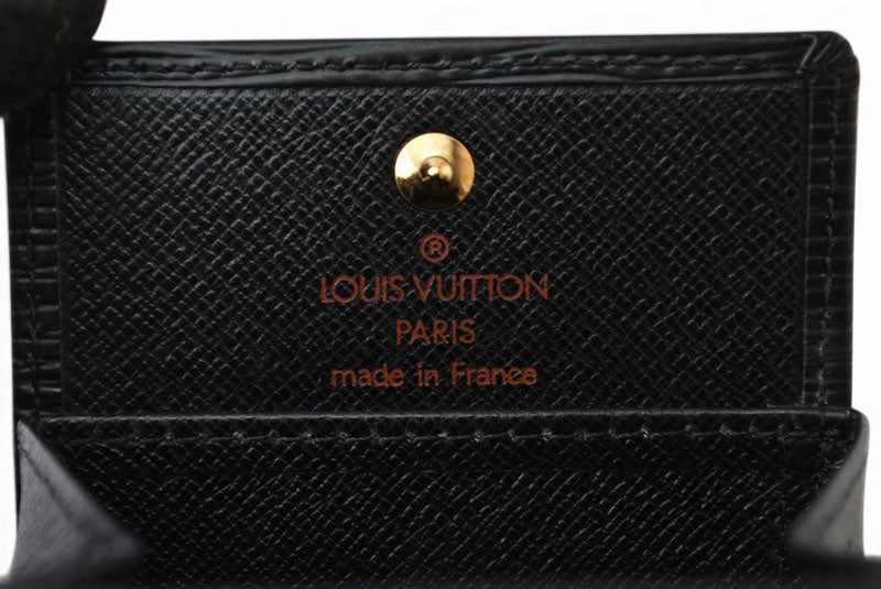 ルイヴィトン コインケース/小銭入れ ヴィンテージ LOUIS VUITTON エピ ポルトモネ ボワット ブラック M63692【中古】