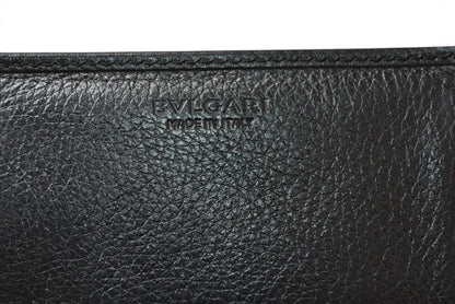 ブルガリ カードケース/名刺入れ BVLGARI ビジネスカードホルダー ブラック【中古】