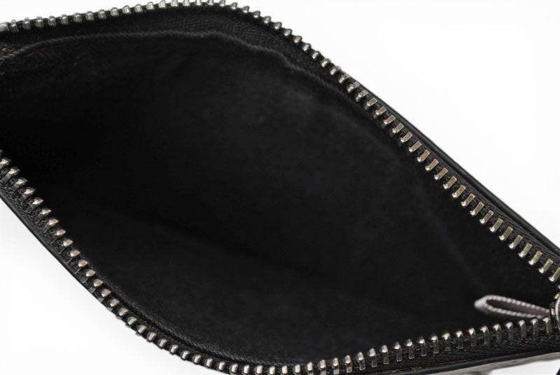 ジミーチュウ コインケース/カードホルダー JIMMY CHOO フラグメントケース ブルー グレー ブラック CASEY【中古】