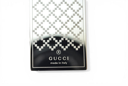 グッチ 未使用 マネークリップ/札ばさみ ディアマンテ GUCCI ロゴ入り シルバー メンズ【中古】