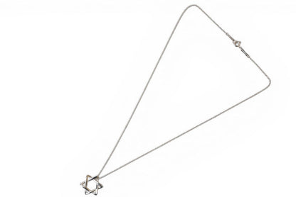 ティファニー ネックレス/ペンダント シルバー TIFFANY&Co. エルサ・ペレッティ スターオブダビデ シルバー925【中古】
