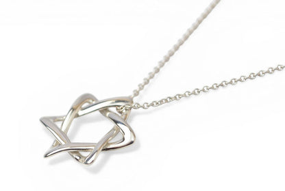 ティファニー ネックレス/ペンダント シルバー TIFFANY&Co. エルサ・ペレッティ スターオブダビデ シルバー925【中古】