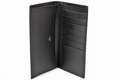 カルティエ 財布 メンズ Cartier 長財布/札入れ レザー パシャ ブラック/シルバー ブラック シルバー L3000439【中古】