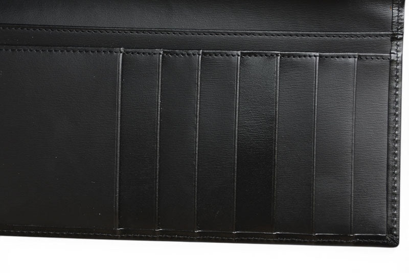 カルティエ 財布 メンズ Cartier 長財布/札入れ レザー パシャ ブラック/シルバー ブラック シルバー L3000439【中古】