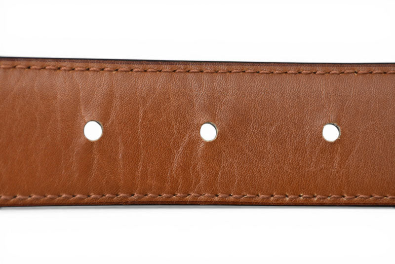 セリーヌ ベルト リバーシブル フリーサイズ レザー CELINE ブラック/ブラウン メンズ【中古】