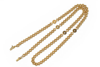 【希少・極美品】ティファニー バッグ用チェーン 単品 TIFFANY & Co. ロゴ刻印 斜め掛け/クロスボディ可能 ショルダーストラップ ゴールド 【中古】