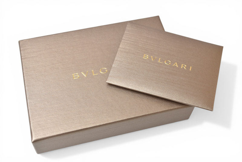 ブルガリ カードケース/名刺入れ BVLGARI ビジネスカードホルダー ブラック【中古】