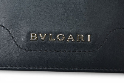 ブルガリ カードケース/名刺入れ BVLGARI ビジネスカードホルダー ブラック【中古】