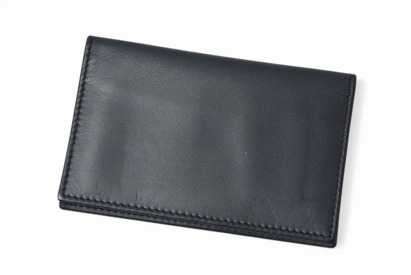 ブルガリ カードケース/名刺入れ BVLGARI ビジネスカードホルダー ブラック【中古】