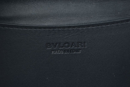 ブルガリ カードケース/名刺入れ BVLGARI ビジネスカードホルダー ブラック【中古】