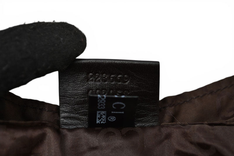 グッチ ショッピングバッグ GUCCI GGナイロン テディベア 収納ポーチ付き 223669 マイバッグ GUCCI ナイロン GG柄/ブラウン 223669【中古】