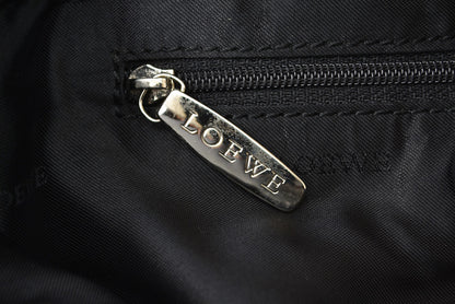 ロエベ トートバッグ ヴィンテージ LOEWE ナッパ シープスキン ブラック【中古】