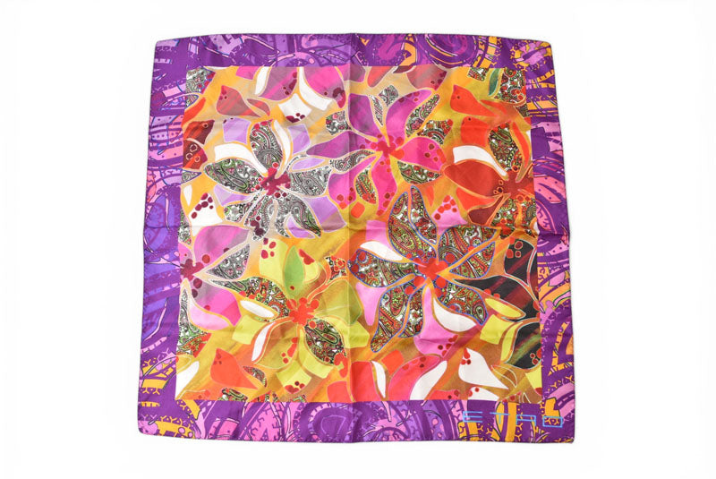 エトロ ポケットチーフ/ハンカチ ETRO シルク100％ ミニスカーフ ペイズリー イタリア製 ETRO【中古】