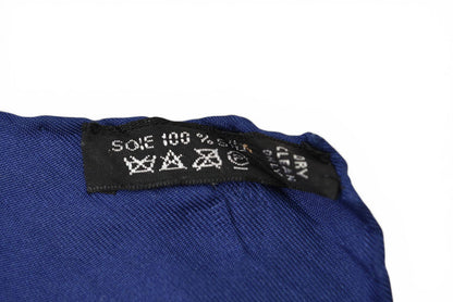 エルメス スカーフ カレ90 オルタネーター/Alternateur HERMES シルク100％ ブルーマルチ【中古】