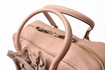 Valentino Garavani アトリエバッグ ヴァレンティノ・ガラヴァーニ ローズモチーフ ハンドバッグ 希少【中古】