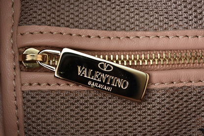 Valentino Garavani アトリエバッグ ヴァレンティノ・ガラヴァーニ ローズモチーフ ハンドバッグ 希少【中古】