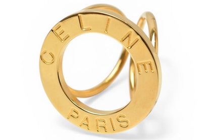 セリーヌ スカーフリング/スカーフホルダー CELINE リング GP ゴールド【中古】
