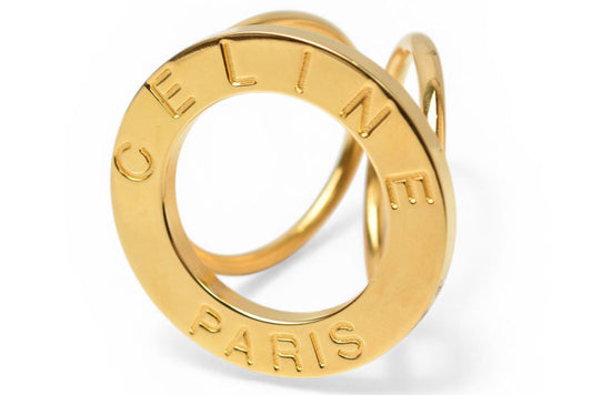 セリーヌ スカーフリング/スカーフホルダー CELINE リング GP ゴールド【中古】