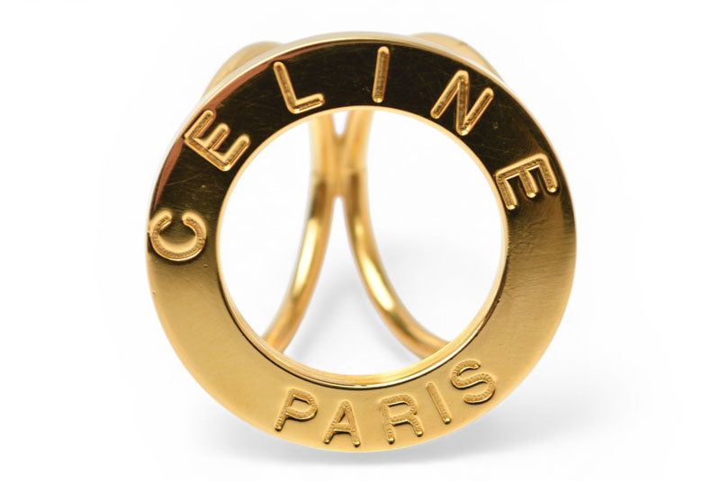 セリーヌ スカーフリング/スカーフホルダー CELINE リング GP ゴールド【中古】