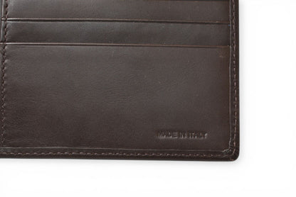 カルバンクライン 財布/二つ折り財布 レザー ブラウン ロゴ入り メンズ Calvin Klein【中古】