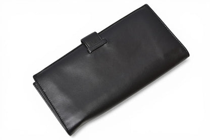 ロエベ 財布 LOEWE 長財布 アナグラム ナッパ/シープスキン ブラック【中古】