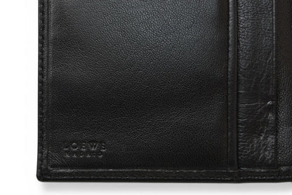 ロエベ 財布 LOEWE 長財布 アナグラム ナッパ/シープスキン ブラック【中古】