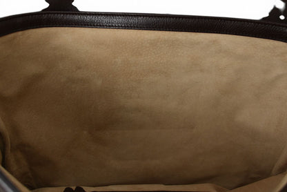 グッチ クラッチバッグ A4対応 GUCCI ヴィンテージ レザー ダークブラウン メンズ ビジネスバッグ 232601【中古】