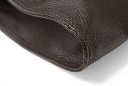 グッチ クラッチバッグ A4対応 GUCCI ヴィンテージ レザー ダークブラウン メンズ ビジネスバッグ 232601【中古】