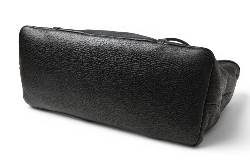 ドルチェ＆ガッバーナ トートバッグ DOLCE&GABBANA ブラック レオパード柄 メンズ レディース D&G【中古】