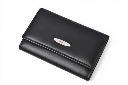 サルヴァトーレフェラガモ 未使用 キーケース/キーホルダー Salvatore Ferragamo レザー ブラック 22.8150【中古】