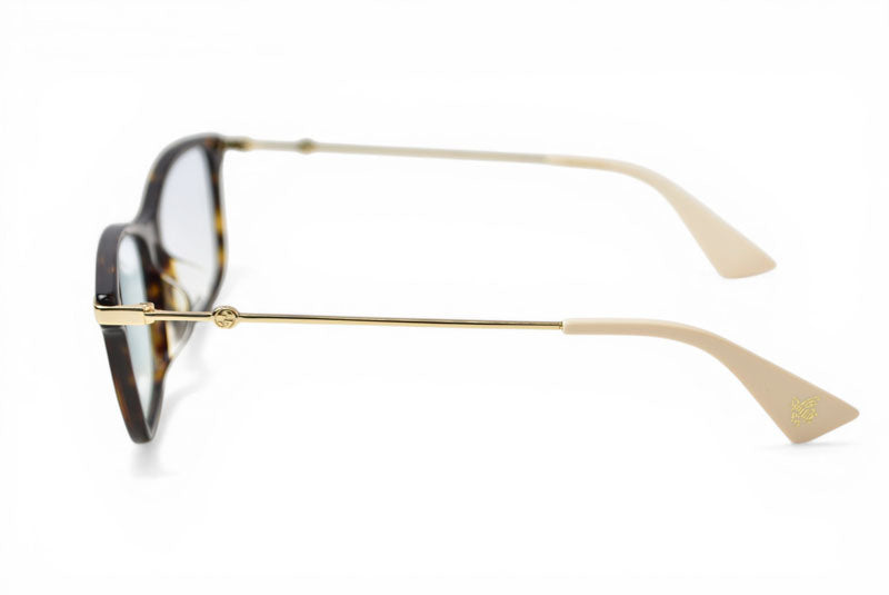 グッチ サングラス/アイウェア GUCCI GG0513OA 002 伊達メガネ 眼鏡 フレーム バンブルビー 【中古】